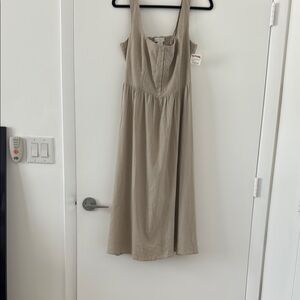 NWT House of Harlow Tan Corset Dress M